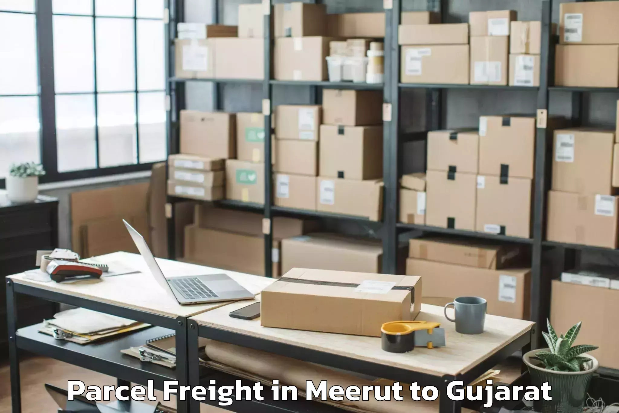 Discover Meerut to Kosamba Parcel Freight